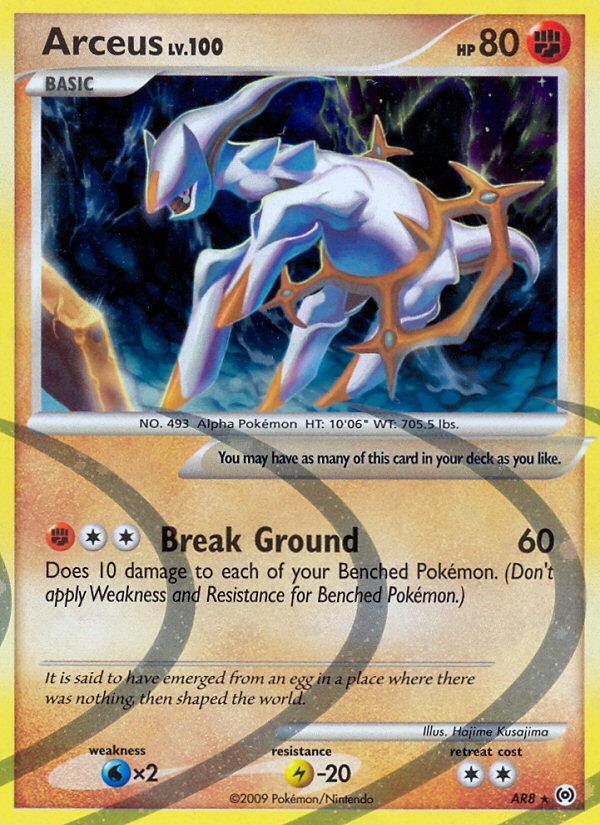 Arceus (AR8) - Arceus Pokémon Card