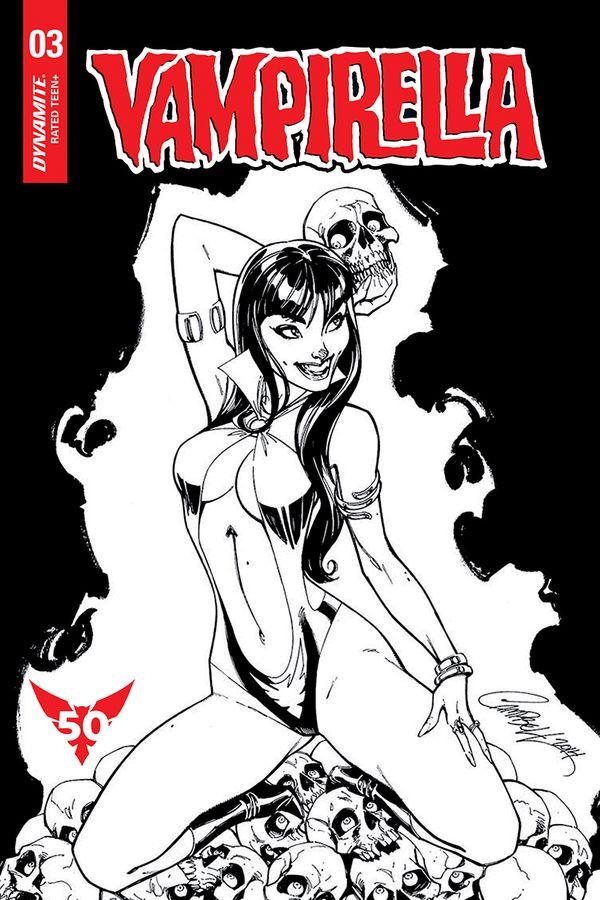 Vampirella #3 (50 Copy Campbell B&w Cover)