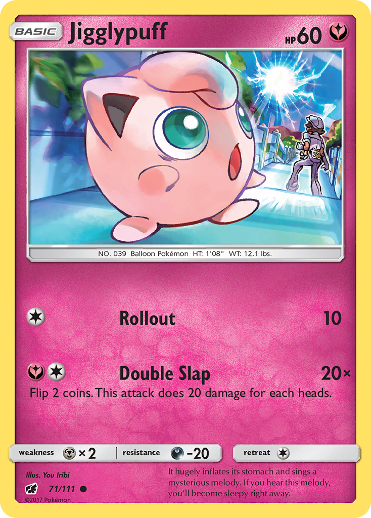 Jigglypuff (71/111) - Crimson Invasion Pokémon Card