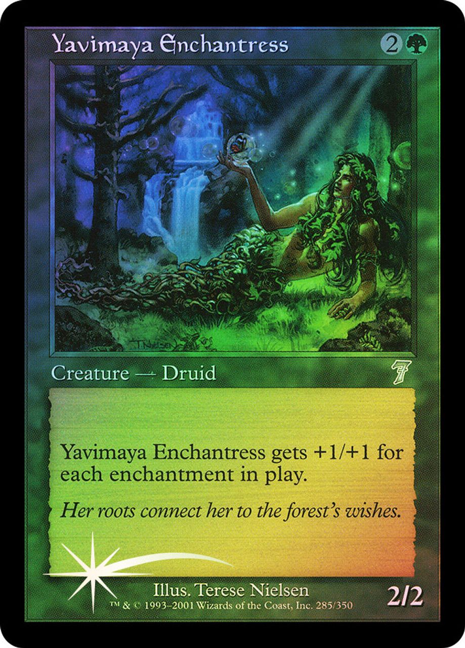 Yavimaya Enchantress (7th Edition - Foil) Trading Card