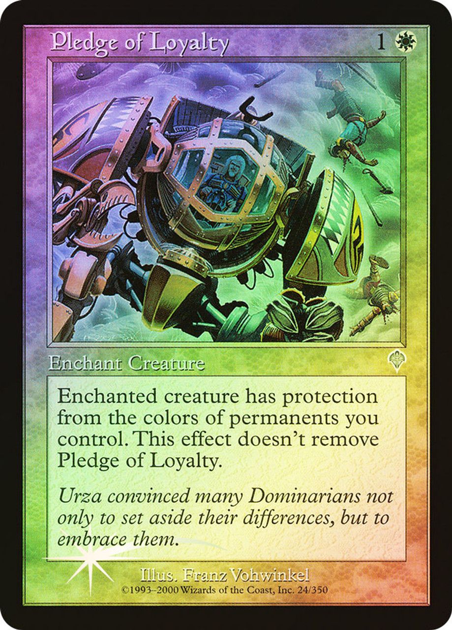 Pledge of Loyalty (Invasion - Foil) Trading Card