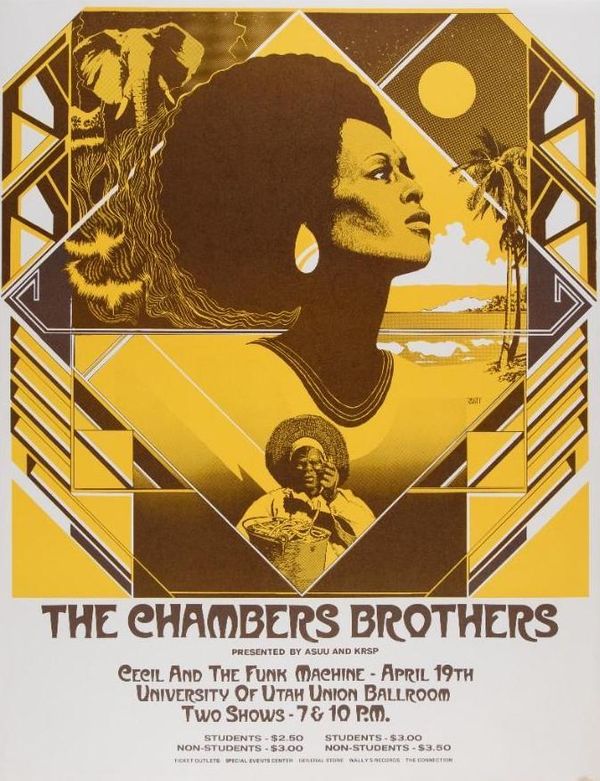 Chambers Brothers Union Ballroom 1974