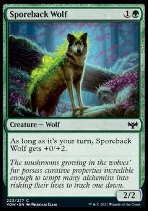 Sporeback Wolf (Innistrad: Crimson Vow)