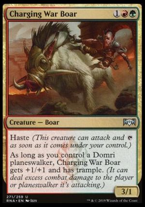 Charging War Boar (Ravnica Allegiance)