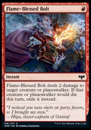 Flame-Blessed Bolt (Innistrad: Crimson Vow)