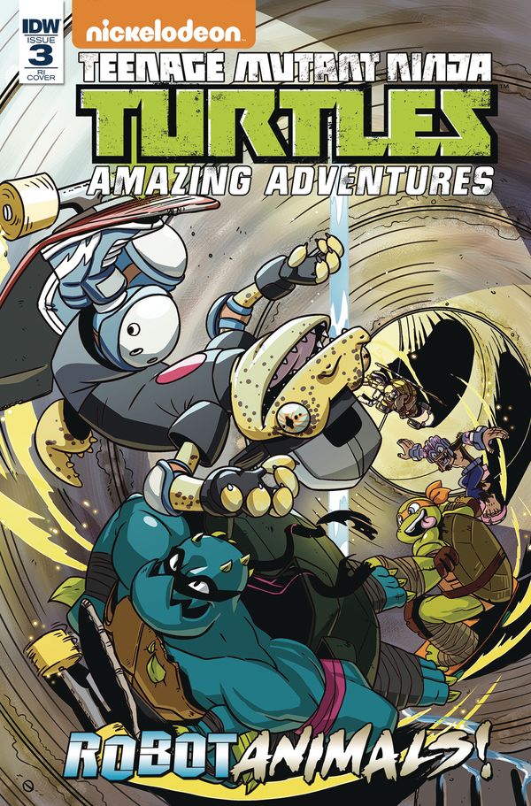 Teenage Mutant Ninja Turtles: Amazing Adventures - Robotanimals #3 (10 Copy Cover)