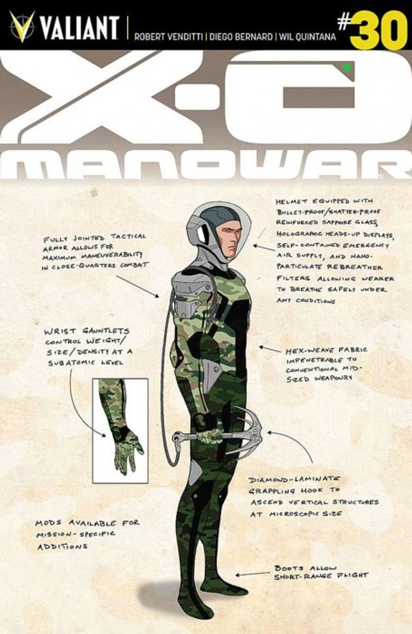 X-O Manowar #30 (Henry Character Design)