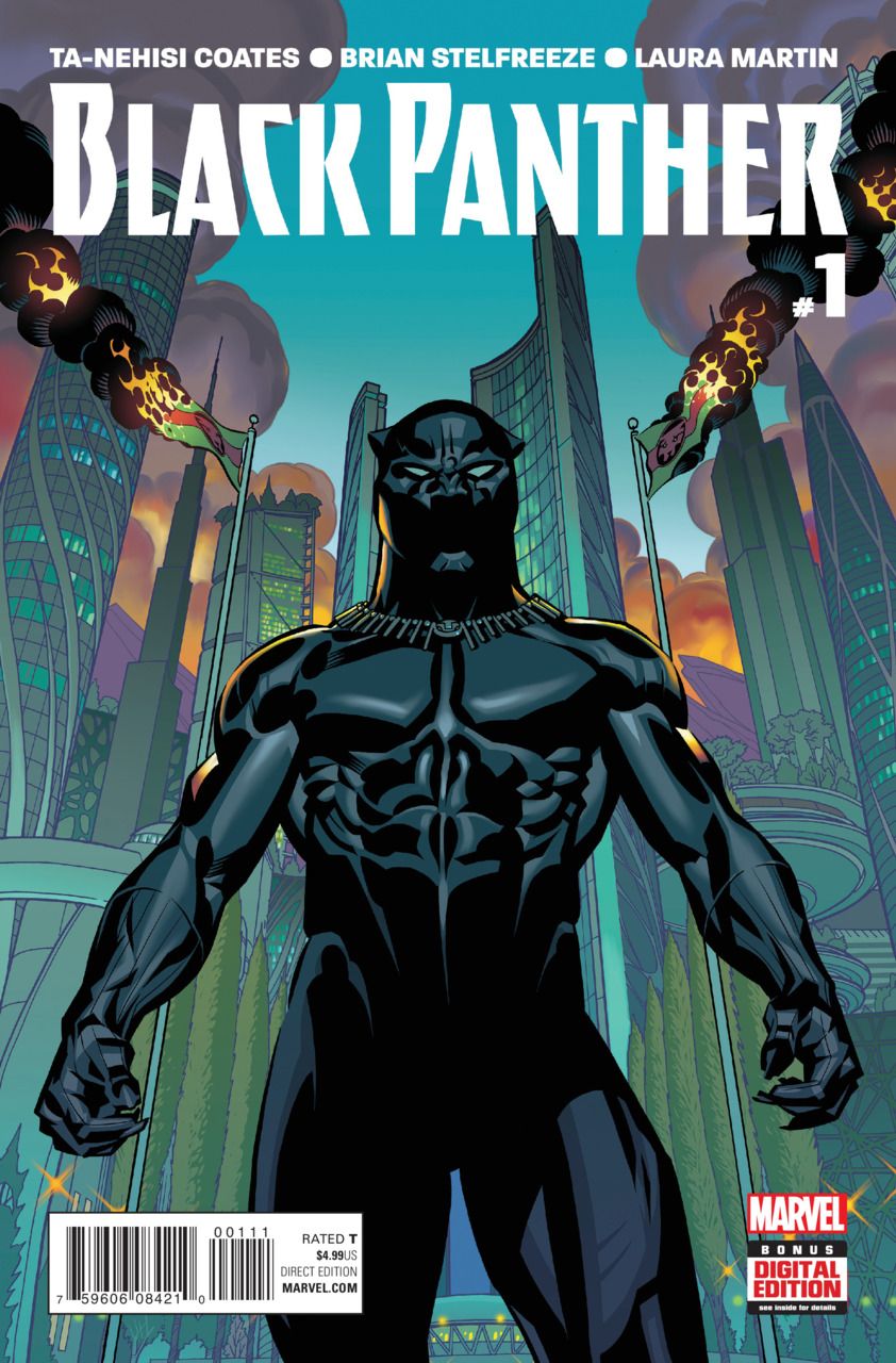 Black Panther #1 Beland B&W Variant Marvel VF/NM Comics Book 
