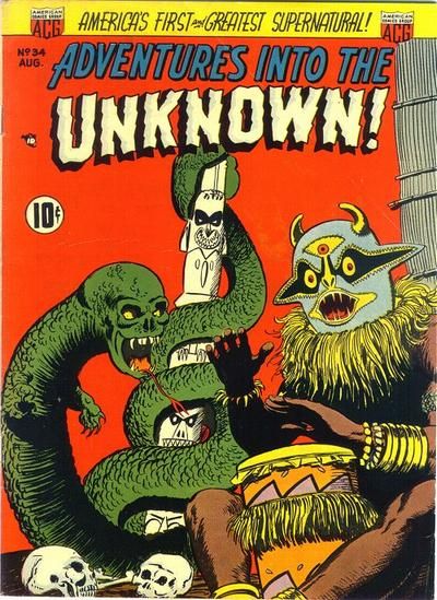 Adventures into the Unknown #34 Comic