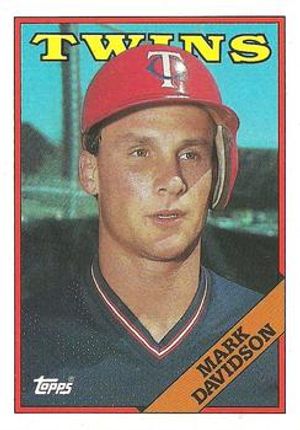 Mark Davidson 1988 Topps #19
