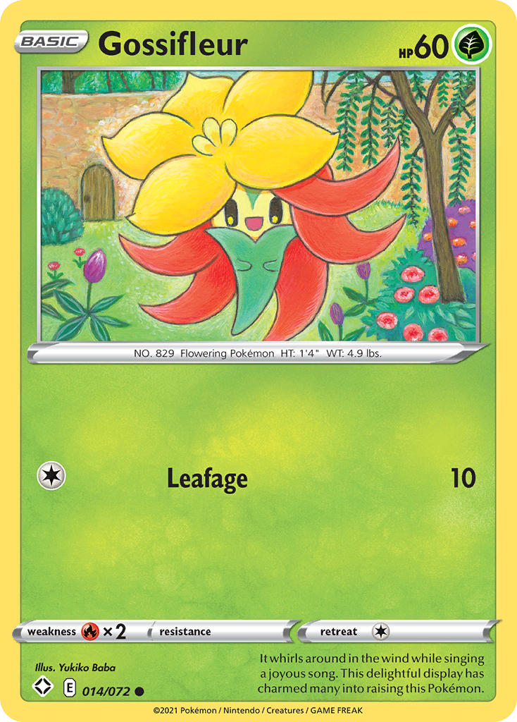 Gossifleur (14/72) - Shining Fates Pokémon Card