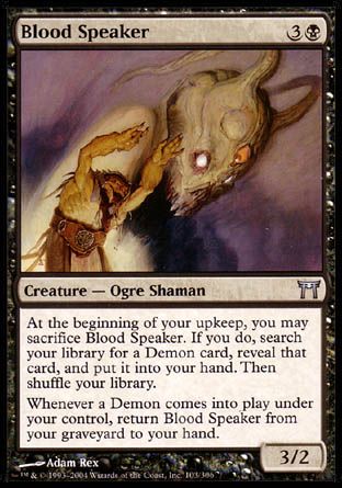 Blood Speaker (Champions of Kamigawa) Trading Card