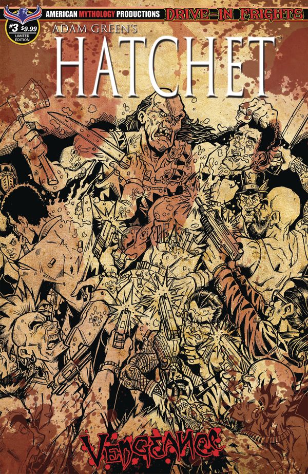 Hatchet Vengeance #3 (Bloody Horror Ltd Cover Cover)