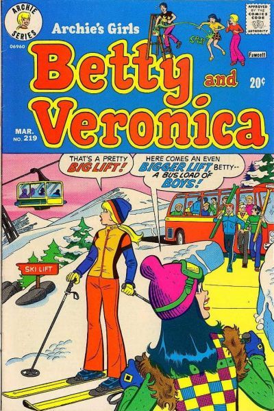 Archie's Girls Betty and Veronica #219 Comic