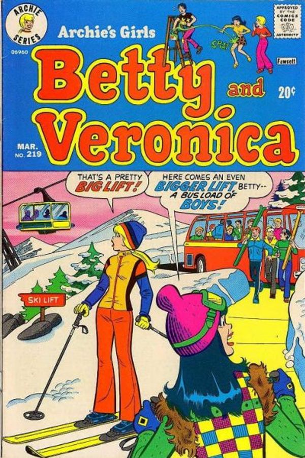 Archie's Girls Betty and Veronica #219