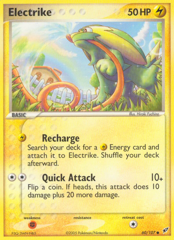 Electrike (60/107) - Deoxys Pokémon Card