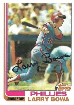 Larry Bowa Phillies Autographed 1975 Topps #420 Signed Baseball Card