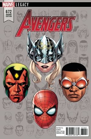 Avengers #672 (Mckone Legacy Headshot Variant Leg)