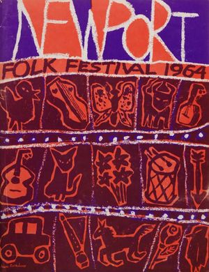 Bob Dylan Newport Folk Festival PROG 1964