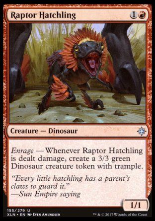 Raptor Hatchling (Ixalan) Trading Card