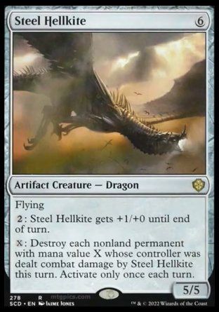 Steel Hellkite (Starter Commander Decks) Trading Card