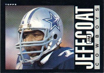 Jim Jeffcoat 1985 Topps #45 Sports Card