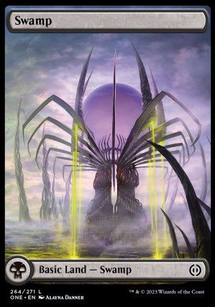 Swamp (Phyrexia: All Will Be One) Trading Card