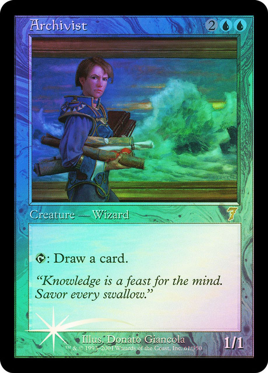 Archivist (7th Edition - Foil) Trading Card