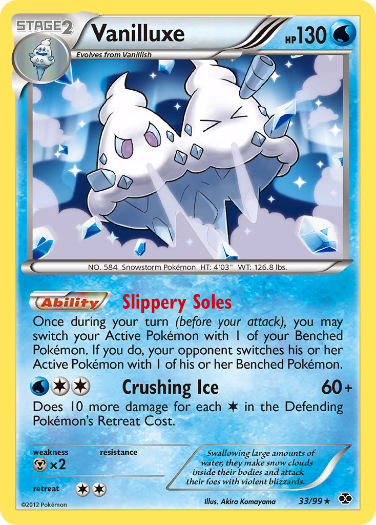 Vanilluxe (33/99) - Next Destinies Pokémon Card