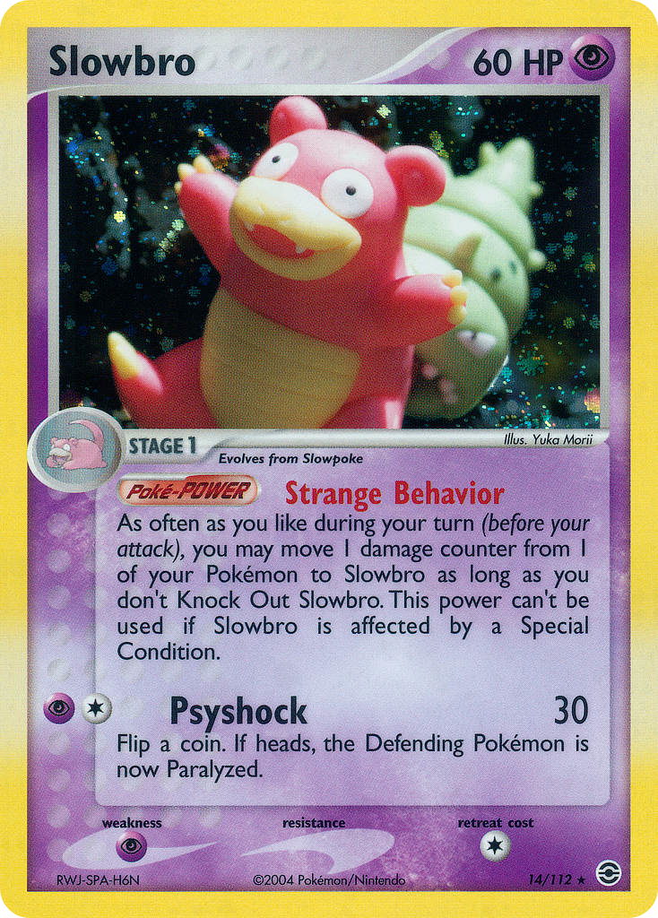 Slowbro (14/112) - FireRed & LeafGreen Pokémon Card