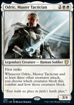 Odric, Master Tactician (Innistrad Midnight Hunt Commander Decks) Trading Card