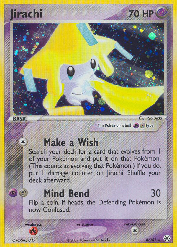 Jirachi (8/101) - Hidden Legends Pokémon Card