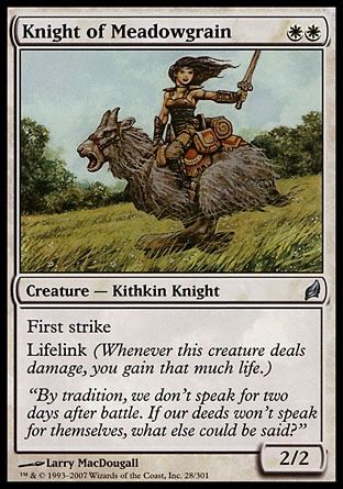 Knight of Meadowgrain (Lorwyn) Trading Card