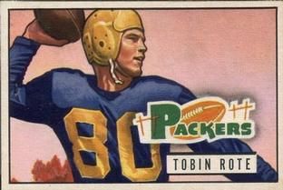 Tobin Rote 1951 Bowman #88 Sports Card
