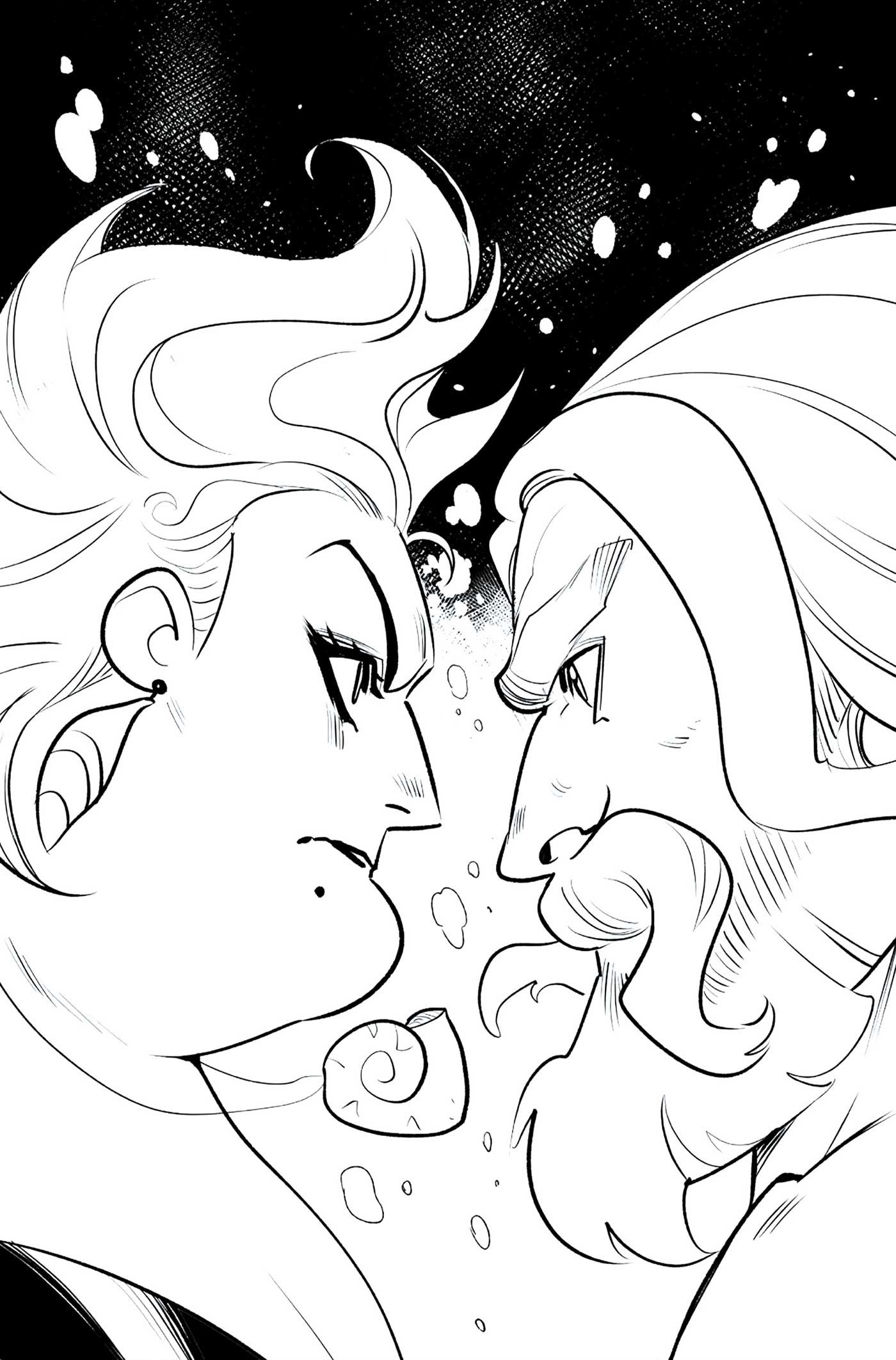 Disney Villains Ursula #4 (Cvr M Inc 1:5 Mirka Andolfo Line Art Virgin Variant) Comic