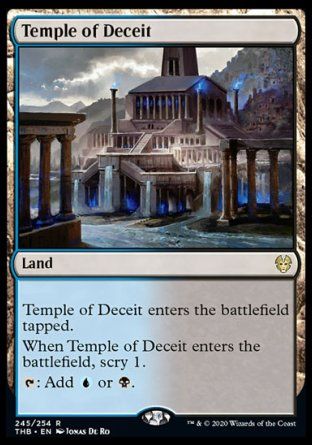 Temple of Deceit (Theros Beyond Death) Trading Card