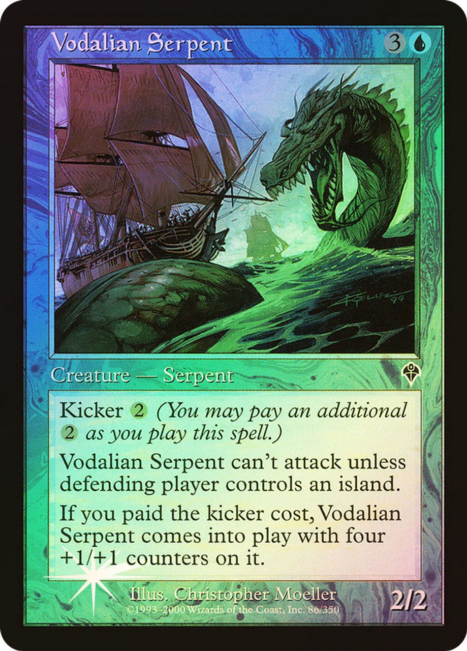 Vodalian Serpent (Invasion - Foil) Trading Card