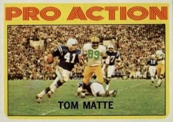 Tom Matte 1972 Topps #131 Sports Card