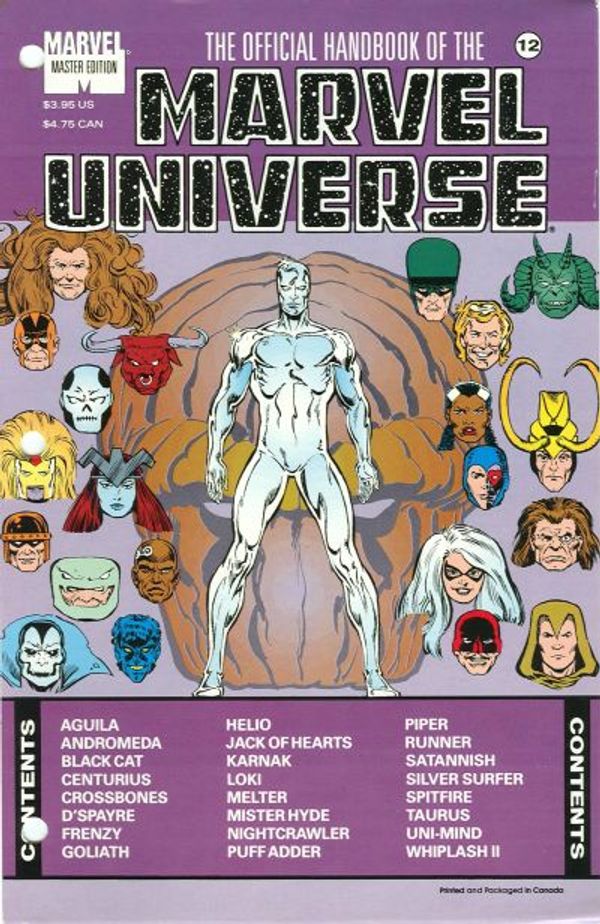 Official Handbook of the Marvel Universe Master Edition #12