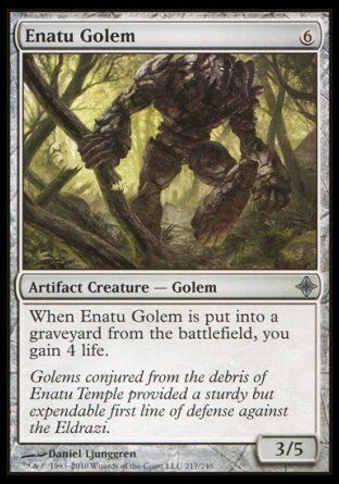 Enatu Golem (Rise of the Eldrazi) Trading Card