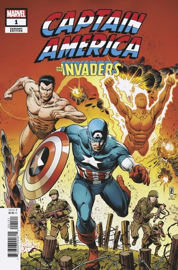 Captain America Invaders Bahamas Triangle #1 Zircher Variant #1