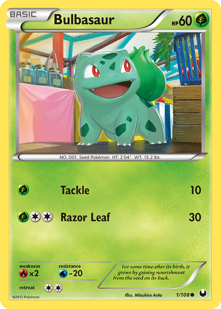 Bulbasaur (1/108) - Dark Explorers Pokémon Card