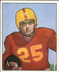 George Thomas 1950 Bowman #31 Sports Card