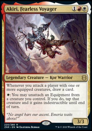 Akiri, Fearless Voyager (Zendikar Rising) Trading Card