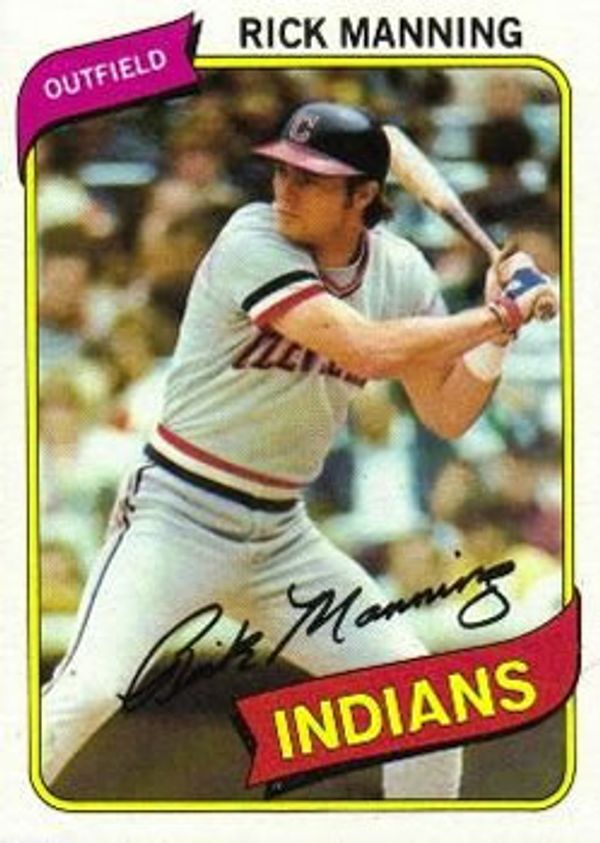 Rick Manning  Cleveland baseball, Cleveland indians, Indians baseball