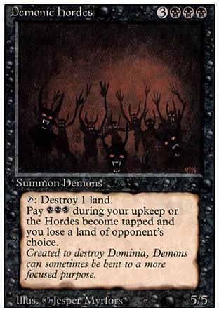 Demonic Hordes (Revised Edition) Trading Card