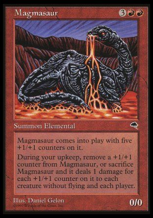 Magmasaur (Tempest) Trading Card