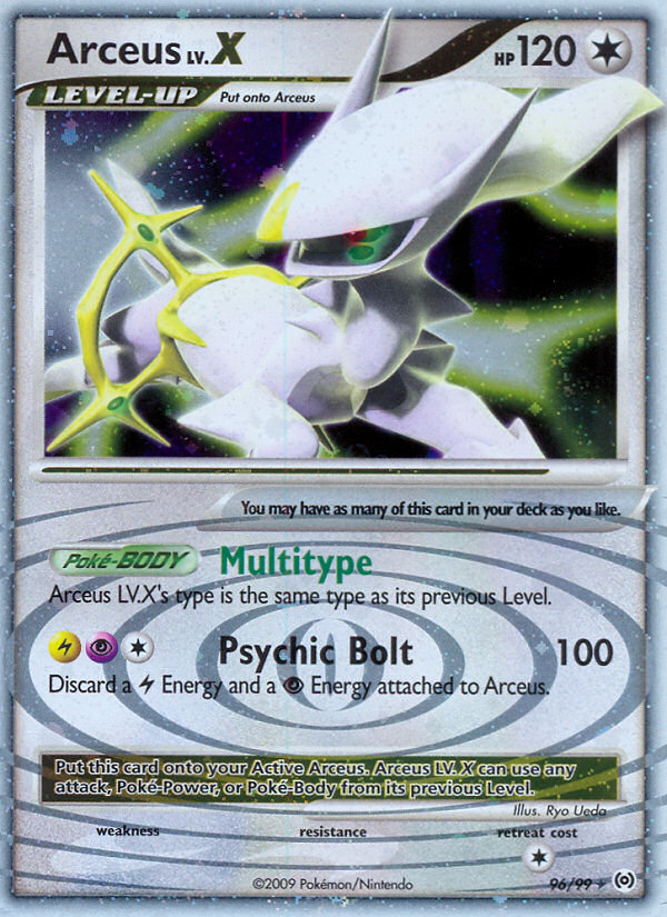 Arceus LV.X (96/99) - Arceus Pokémon Card