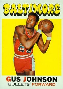 Gus Johnson 1971 Topps #77 Sports Card