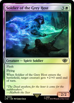 Soldier of the Grey Host (The Lord of the Rings - Foil)